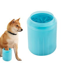 Load image into Gallery viewer, Dog Paw Cleaner Cup Soft Silicone Combs Portable Outdoor Pet Foot Washer Cup Paw Clean Brush Quickly Wash Foot Cleaning Bucket
