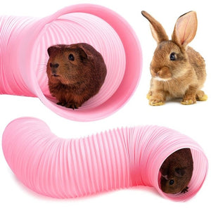 Pet Tunnel Extensible Plastic Hamster Tunnel Pet Play Toy For Small Pet Bunny Rabit Hamster Toys