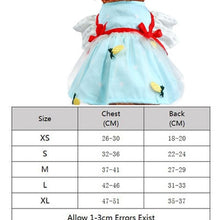 Load image into Gallery viewer, Yellow Pleated Summer Dress For Dogs Yellow Lace High Collar Dog Clothes Big Bowknot Tutu Dress For Ladies 2020 Pet Apparel 9562
