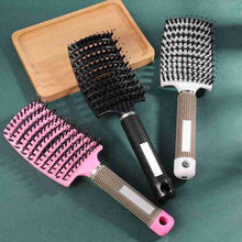 Load image into Gallery viewer, 7 Colors Hair Scalp Massage Comb Bristle Nylon Brushy Hairbrush Wet Curly Detangle Hair Brush Anti-breakage Demelante Brush
