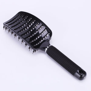 7 Colors Hair Scalp Massage Comb Bristle Nylon Brushy Hairbrush Wet Curly Detangle Hair Brush Anti-breakage Demelante Brush