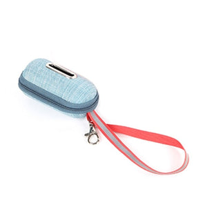 Portable Pet Dog Poop Bag Dispenser Pick-Up Bags Holder With Rope Cleaning Waste Garbage Box