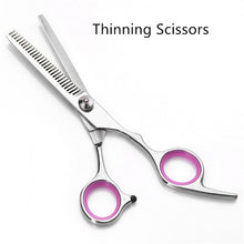 Load image into Gallery viewer, Pet Grooming Scissors Stainless Steel Cats and Dogs Hair Seam Scissors Up and Down Curved Scissors Sharp Haircut Pet Tool Set
